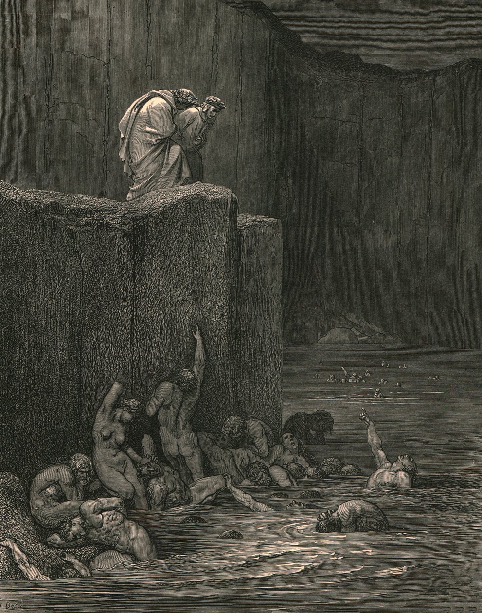 Varför girigt sålunda böjer mer på mig, c1890. av Gustave Dore