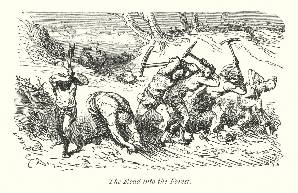 Windsor Forest (gravyr) av Gustave Dore