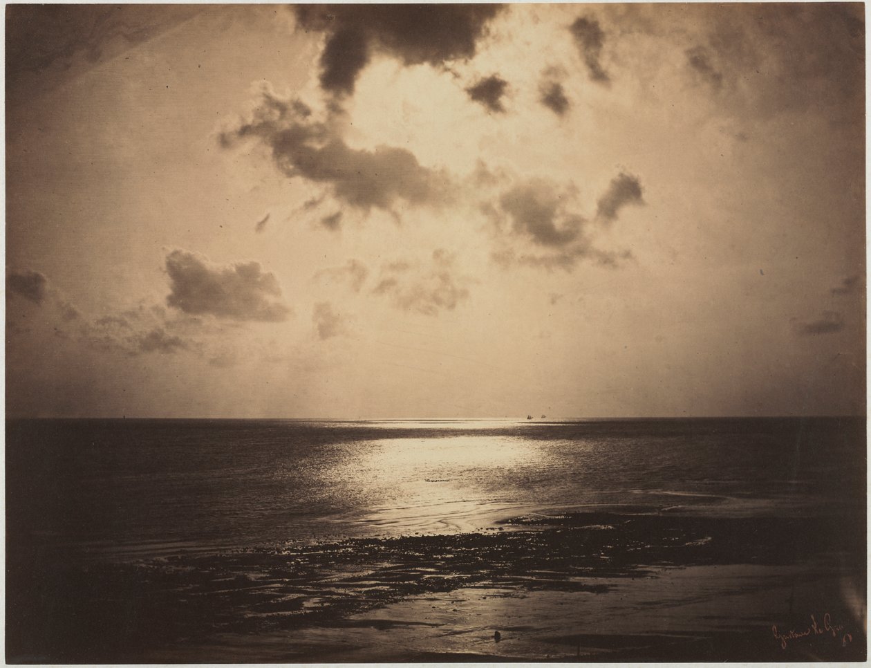 En effekt av solen, Normandie av Gustave Le Gray