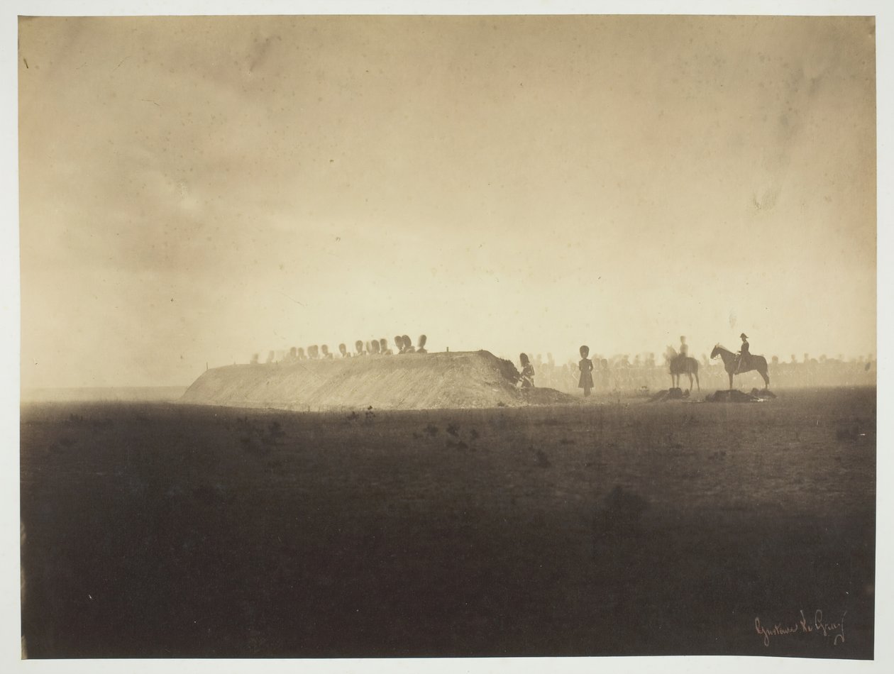 Chalons läger: Manövrar den 3 oktober Camp de Châlons: manövrar den 3 oktober 1857. av Gustave Le Gray