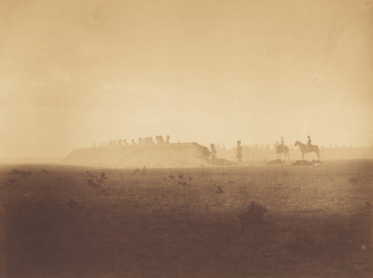 [Övningsformation, Camp de Châlons] av Gustave Le Gray