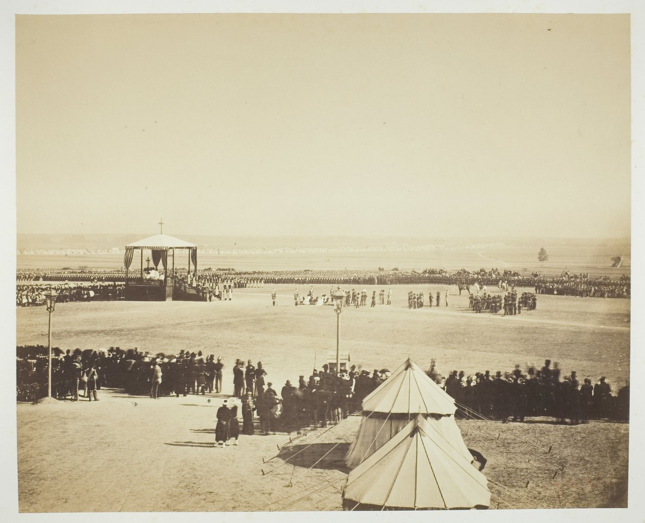 Mässa, Camp de Chalons av Gustave Le Gray