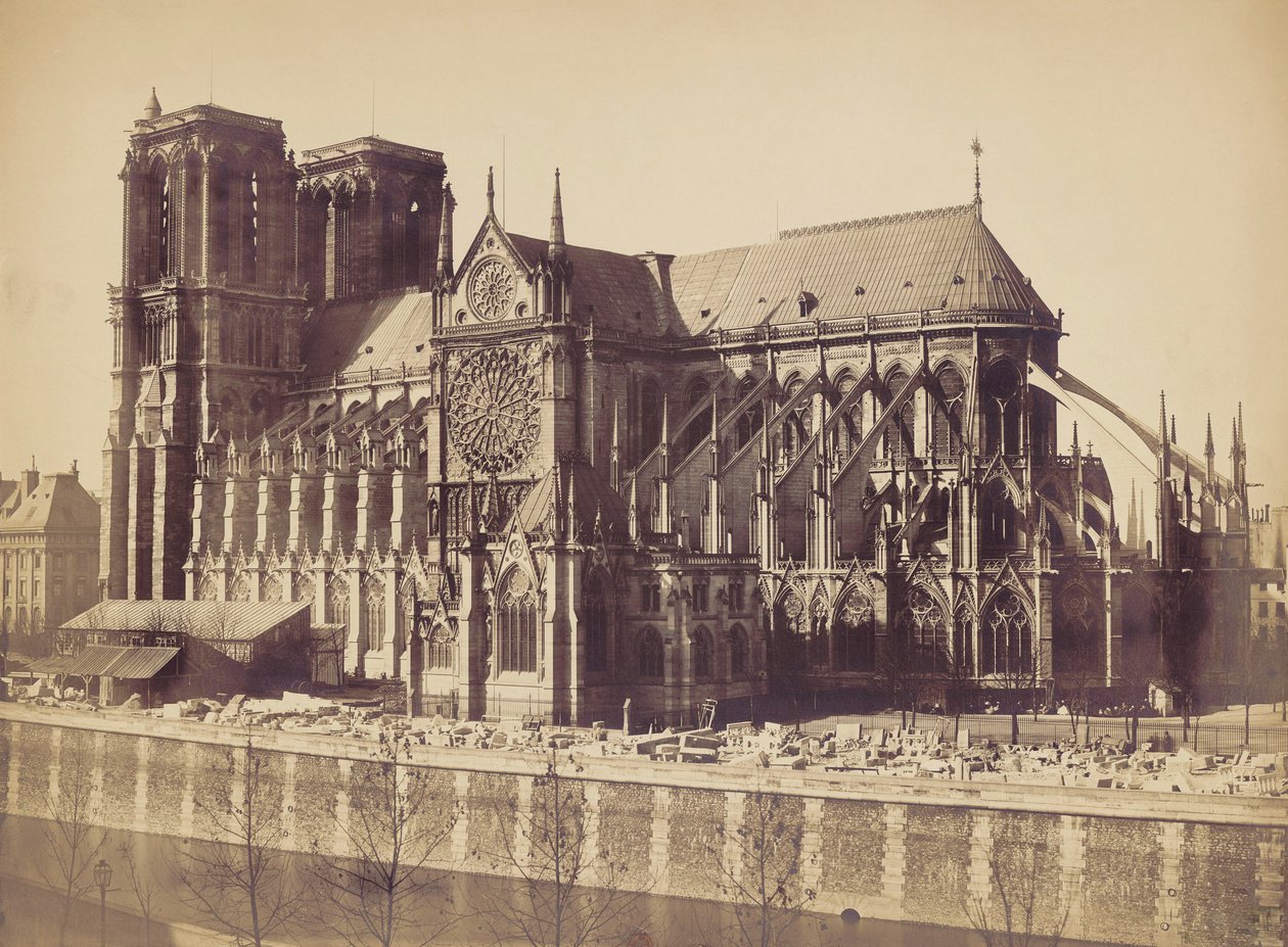 Katedralen Notre-Dame de Paris av Gustave Le Gray
