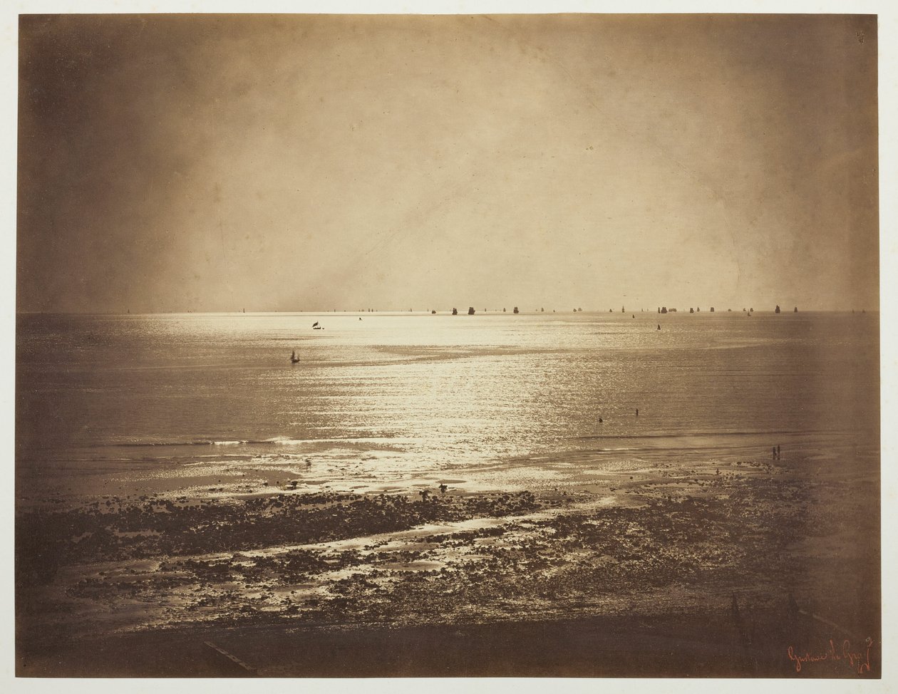 Havslandskap, Normandie av Gustave Le Gray