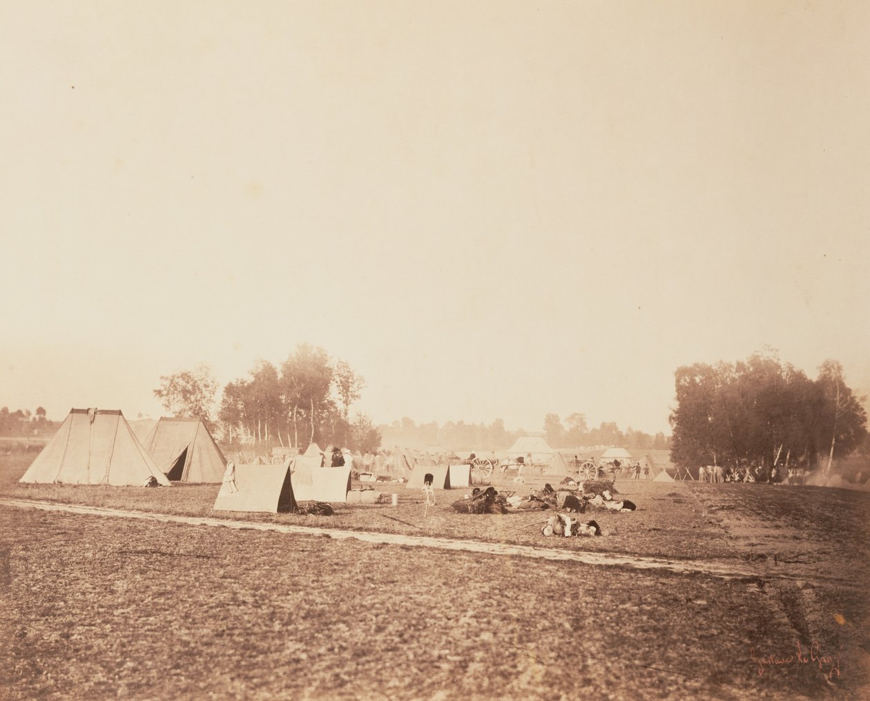 Bivuaken av Gustave Le Gray
