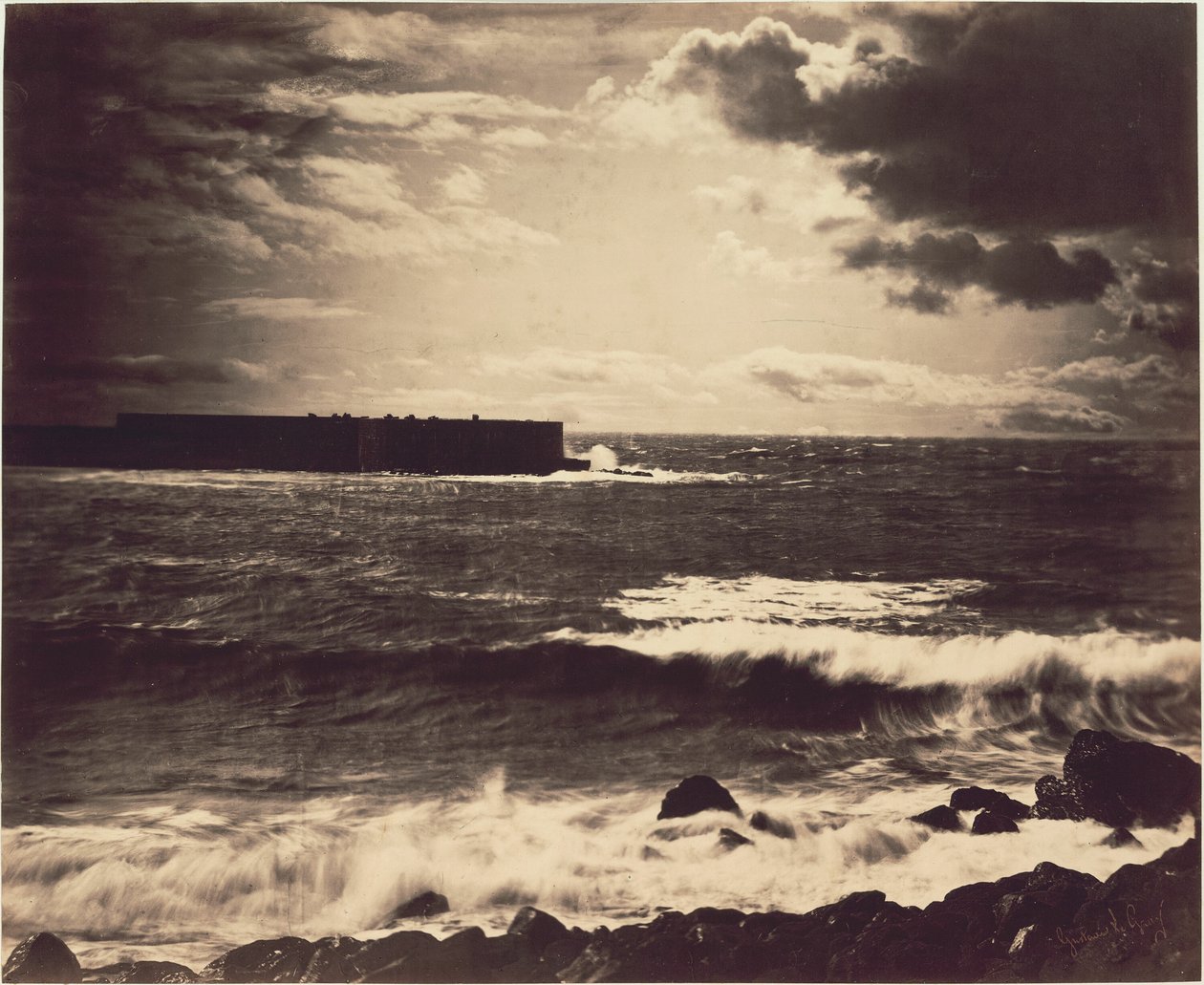 Den stora vågen, Sète av Gustave Le Gray