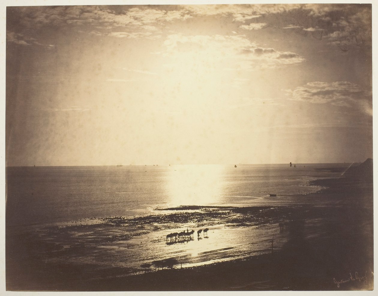 Haloed solen av Gustave Le Gray