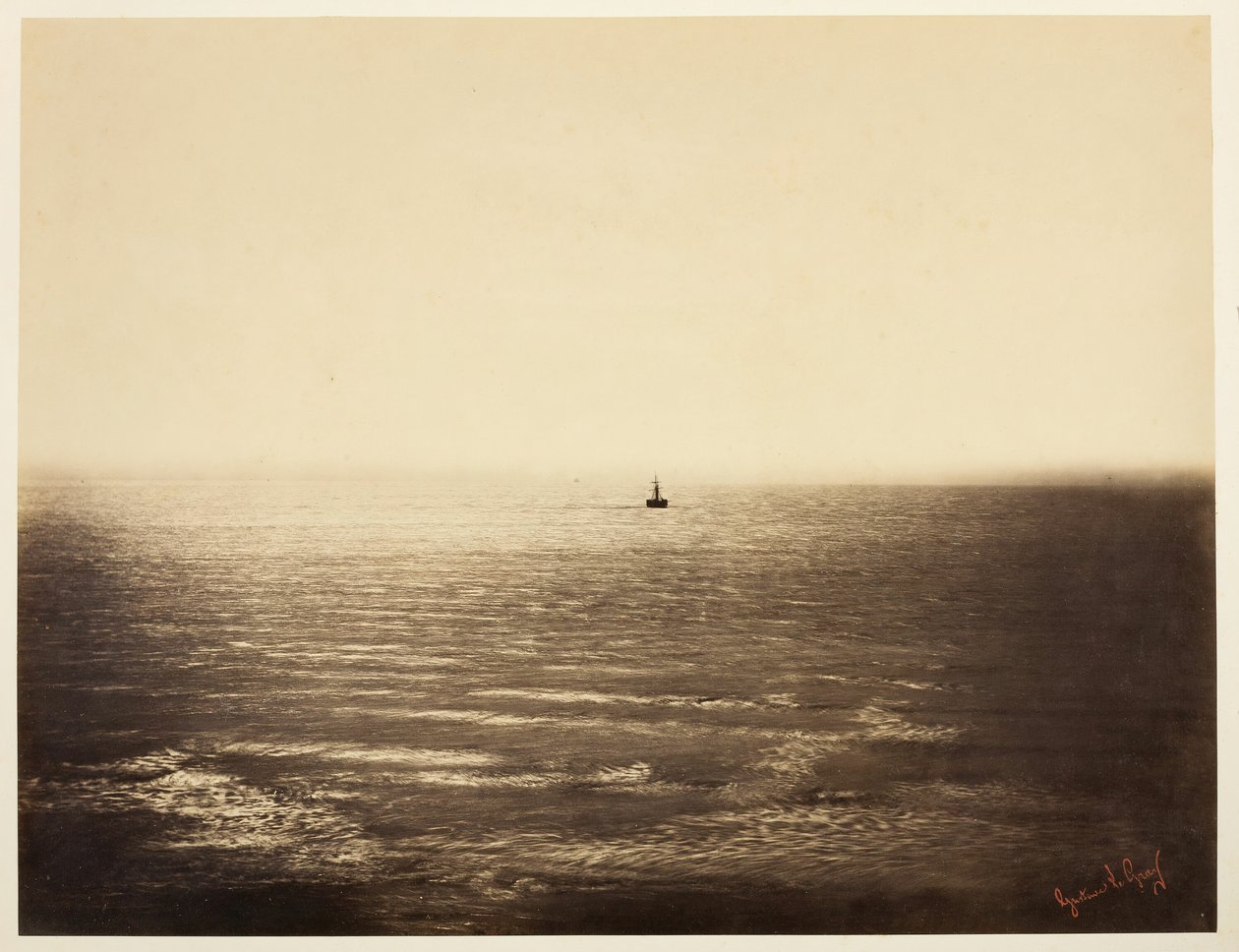 Ångbåten, 1856. av Gustave Le Gray