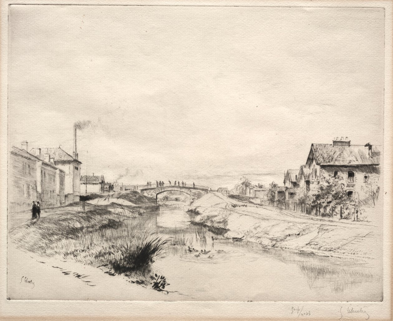 Industrisektionen, Troyes av Gustave Leheutre
