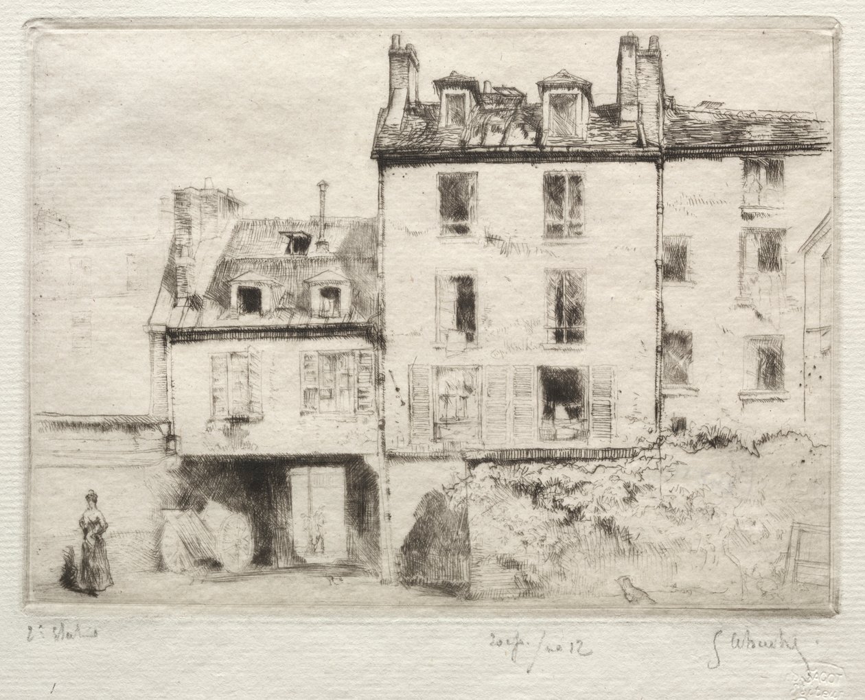 Rue Lacépède: hjärtat av Aciereur Cottens av Gustave Leheutre