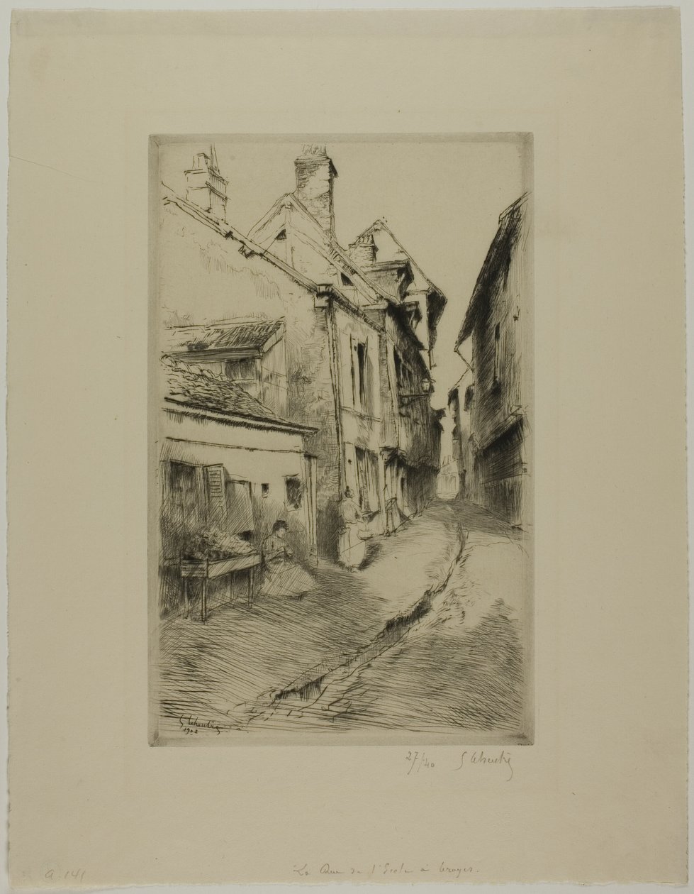 Skolgatan, Troyes av Gustave Leheutre