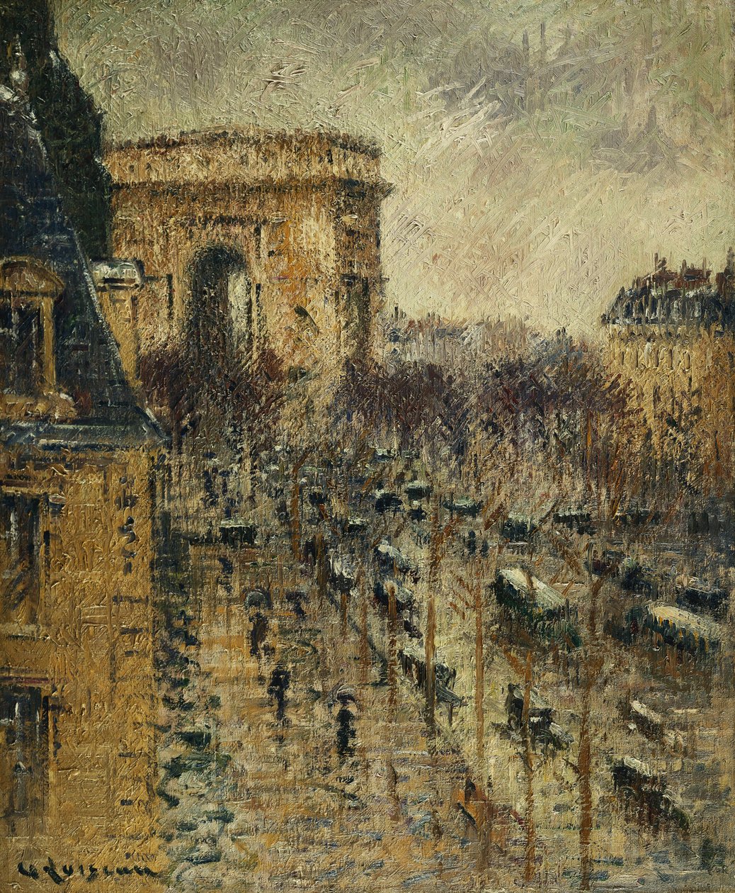 Triumfbågen, ca 1930-1931 av Gustave Loiseau