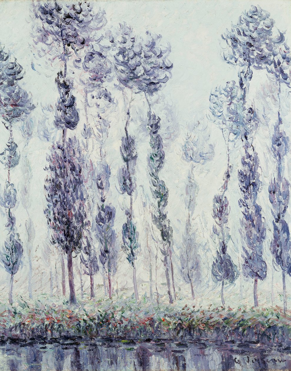 Poplar på Eure, 1900 av Gustave Loiseau