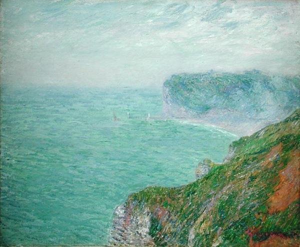 Klipporna vid Fecamp av Gustave Loiseau