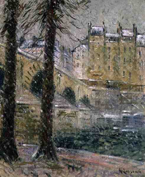 Pont Marie, ca 1926 (olja på duk) av Gustave Loiseau