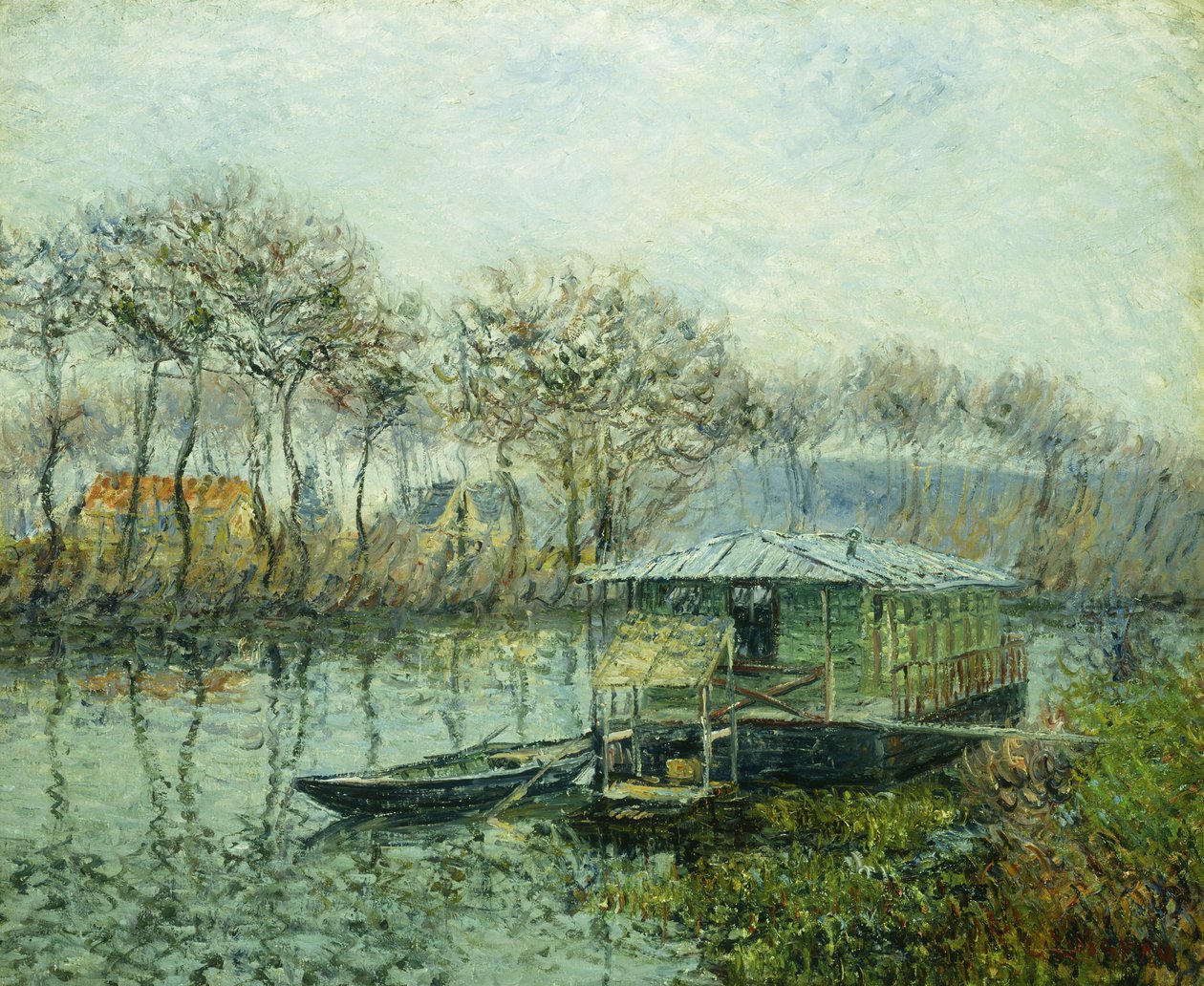 Seinen vid Port Marley; La Seine a Port Marley, 1902-1903 av Gustave Loiseau