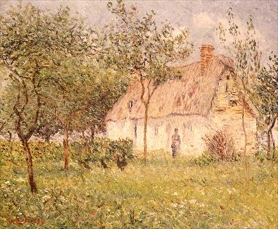 Halmtakstugan av Gustave Loiseau