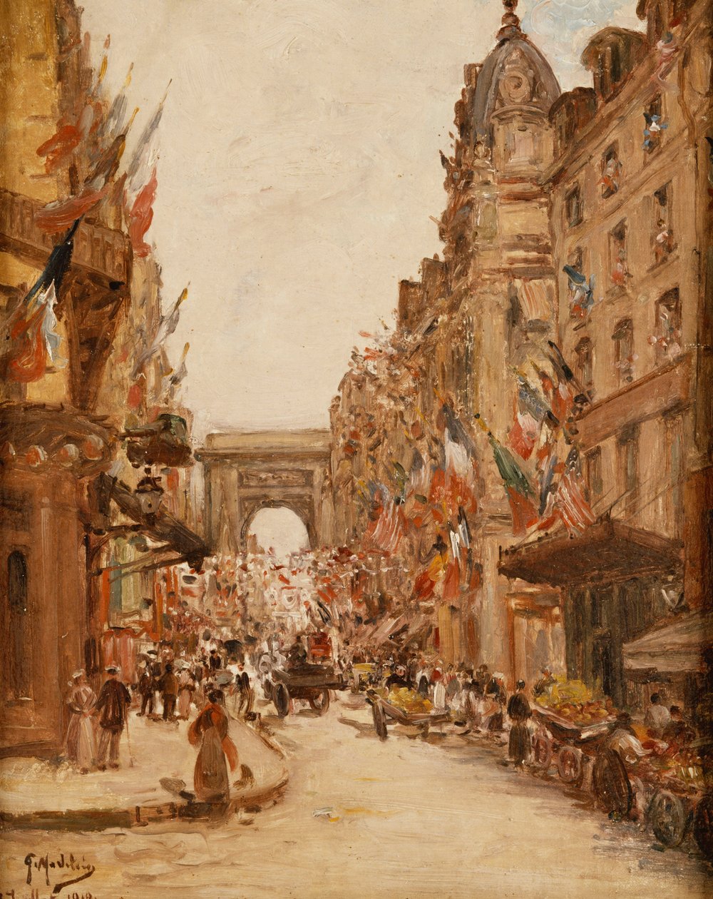 Frankrikes nationaldag av Gustave Madelein