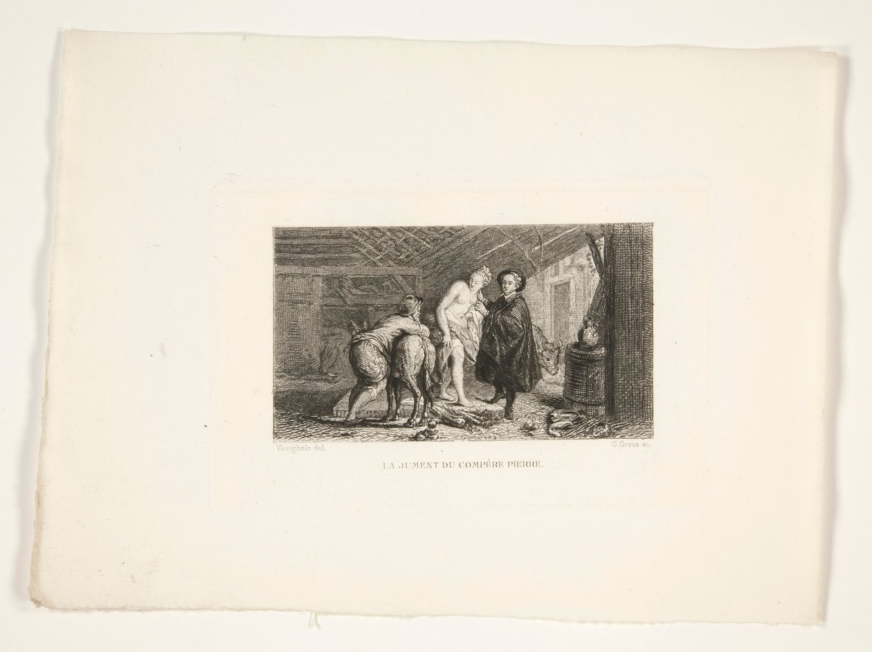 Stoet av Compere Pierre av Gustave Marie Greux