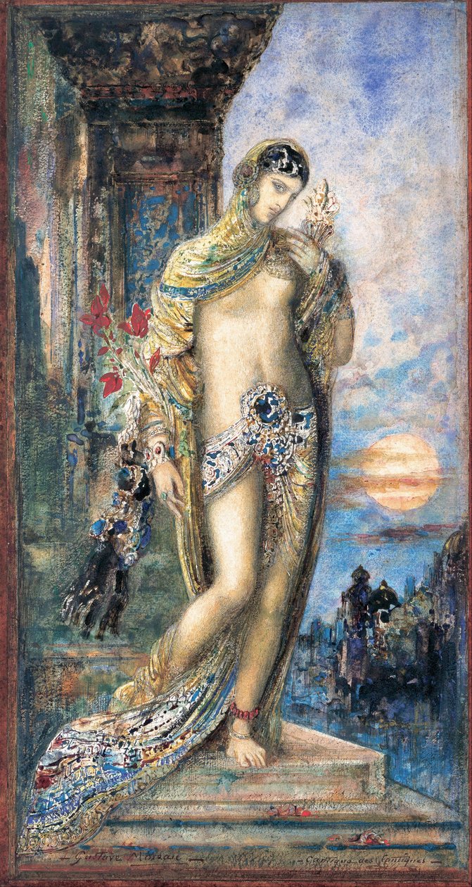 Song of Songs - Salomons bok - Sångerna av Moreau, Gustave (1826-1898) av Gustave Moreau
