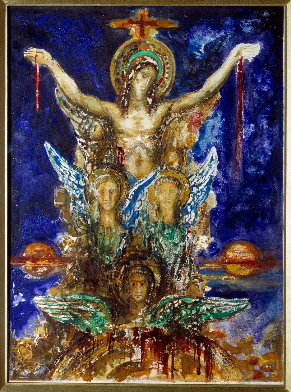 Kristus återlösaren akvarell av Gustave Moreau av Gustave Moreau