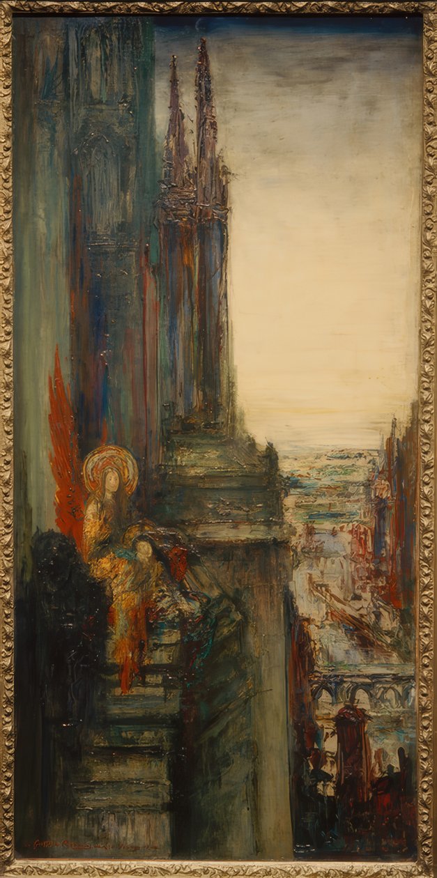 De resande änglarna av Gustave Moreau