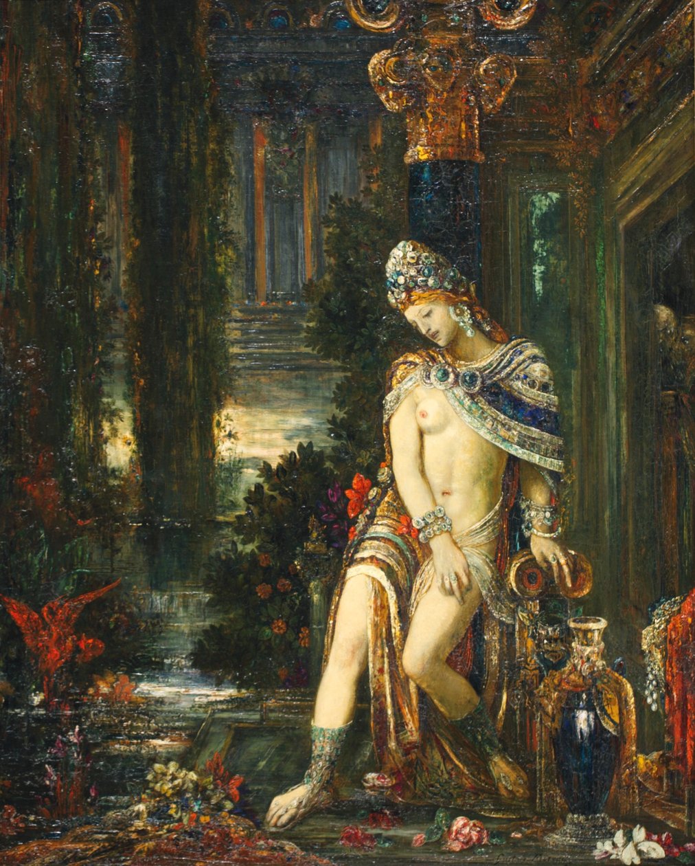 Franska: Suzanne et les vieillards av Gustave Moreau