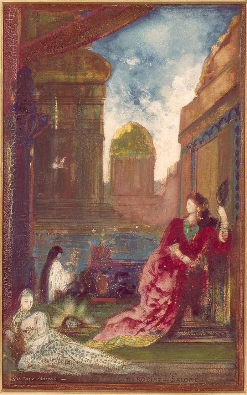 Herodias och Salome av Gustave Moreau
