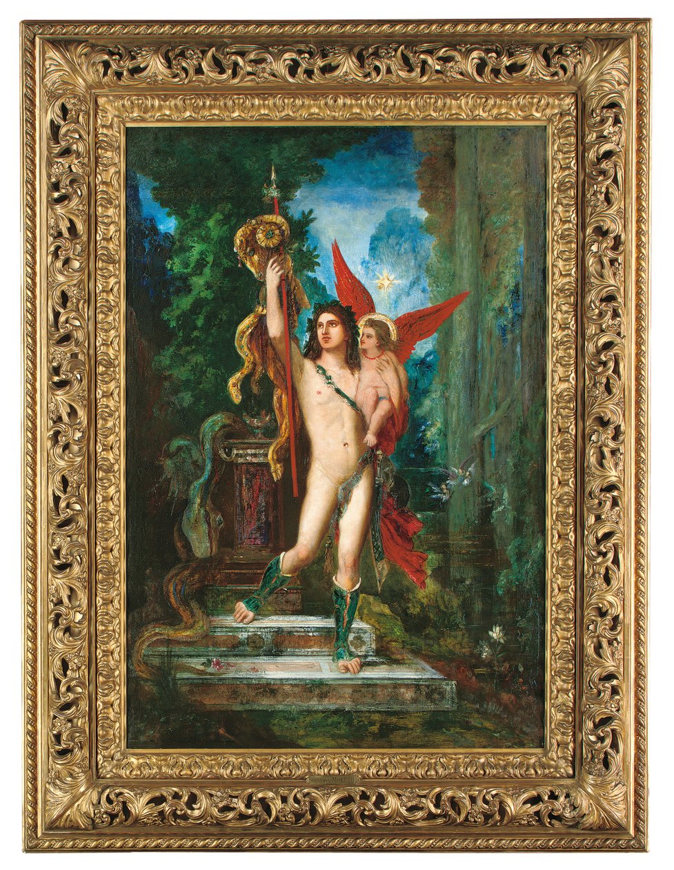 Jason och Eros, 1890-91 av Gustave Moreau