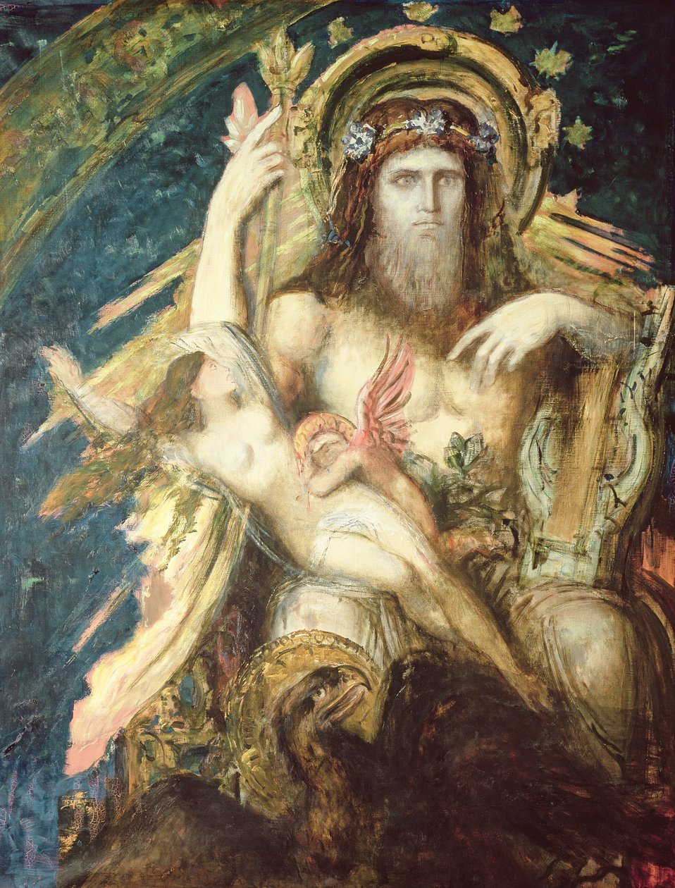 Jupiter och Semele av Gustave Moreau