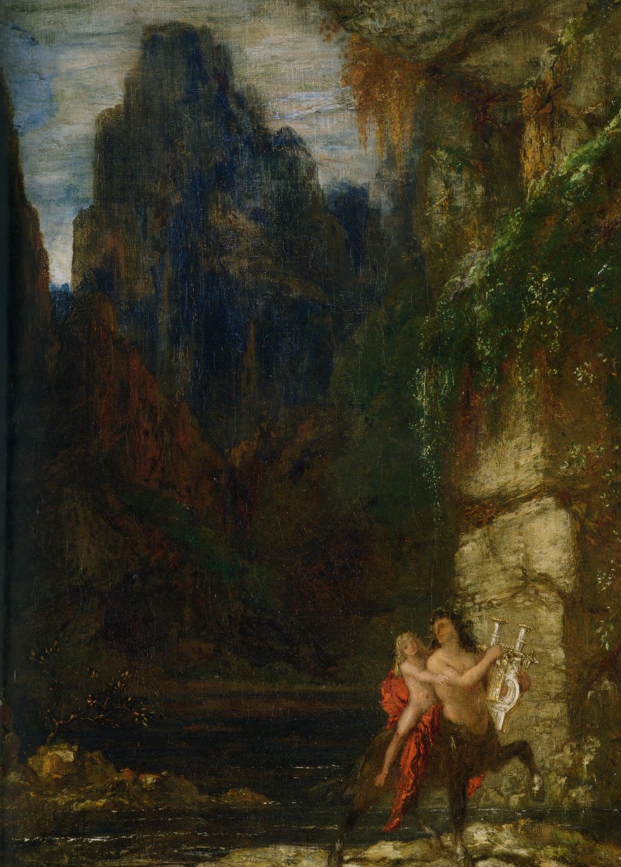 Moreau - Akilles utbildning av Gustave Moreau