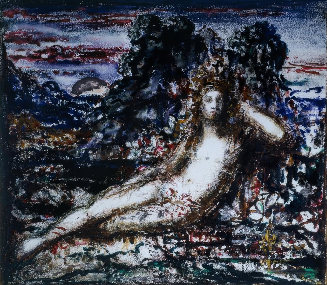 Narziss av Gustave Moreau