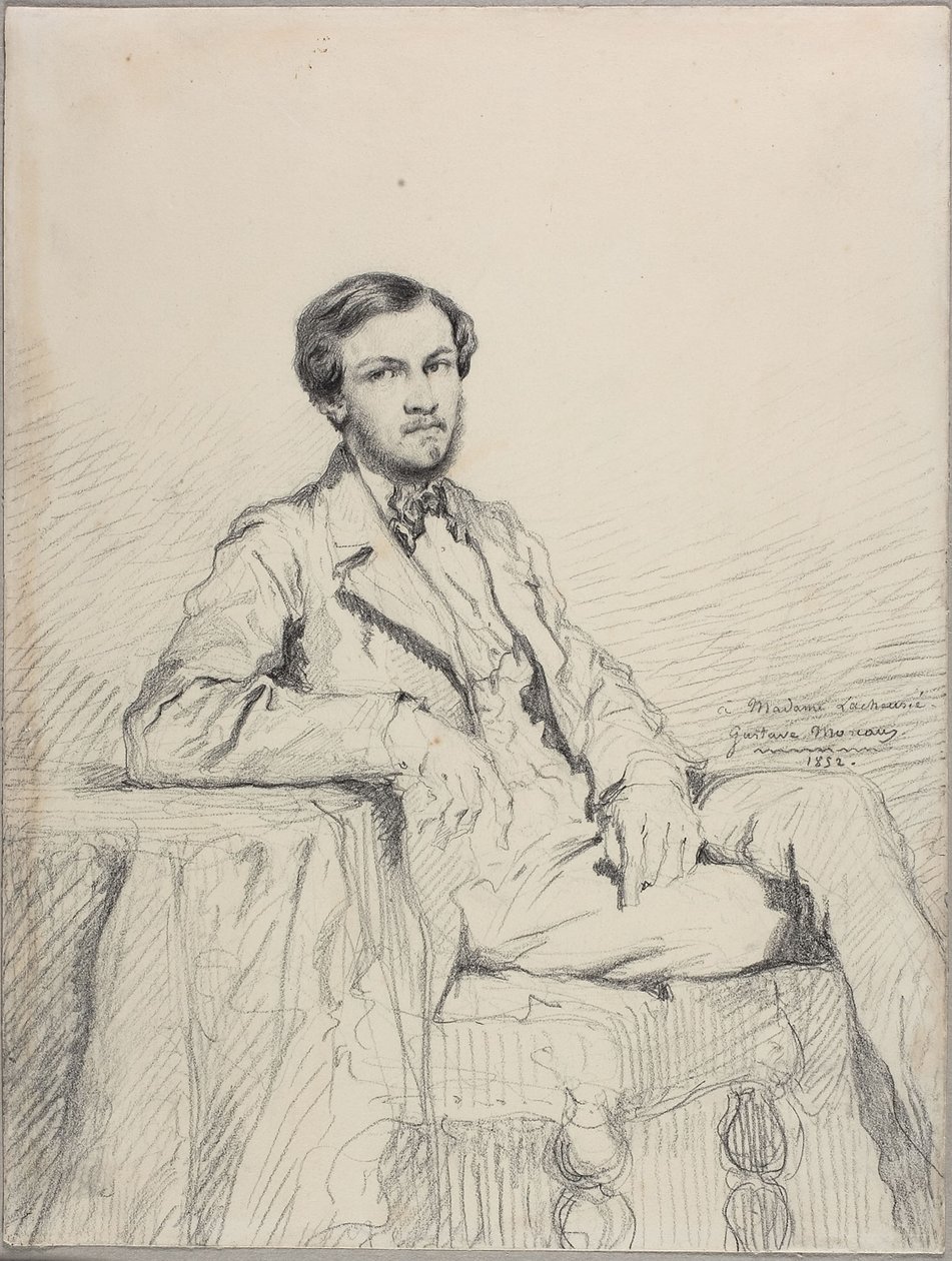 Porträtt av Eugene Lacheurié av Gustave Moreau
