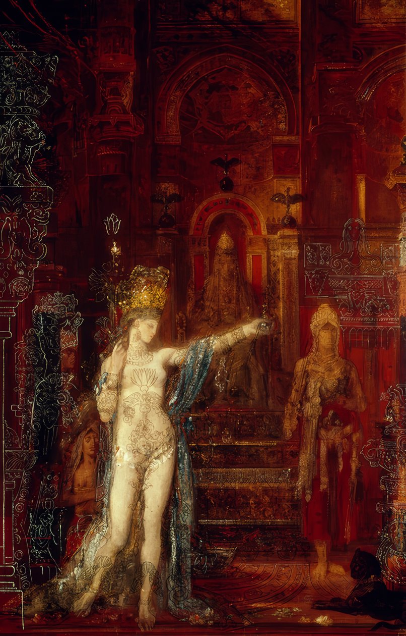Dansande salome av Gustave Moreau