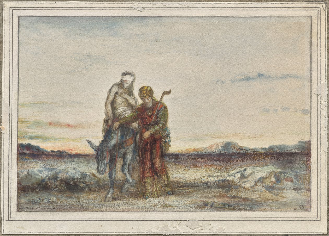 Den barmhärtige samariern av Gustave Moreau