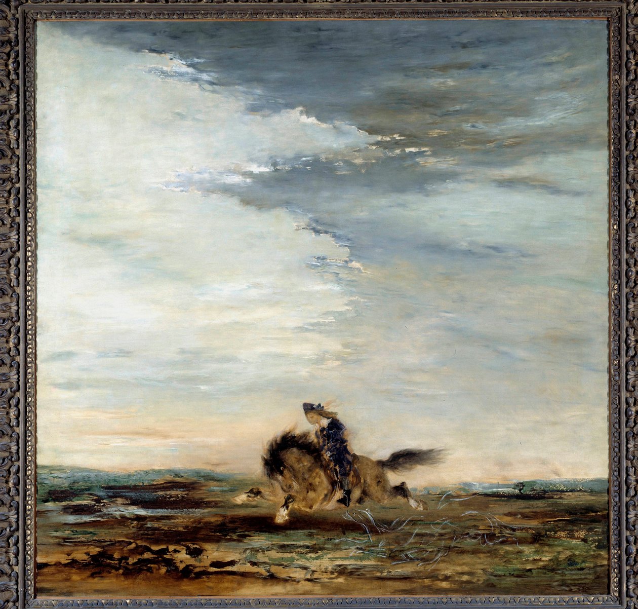The Scottish Rider Painting av Gustave Moreau (1826-1898) 1800-talet. Paris, Musée Gustave Moreau av Gustave Moreau