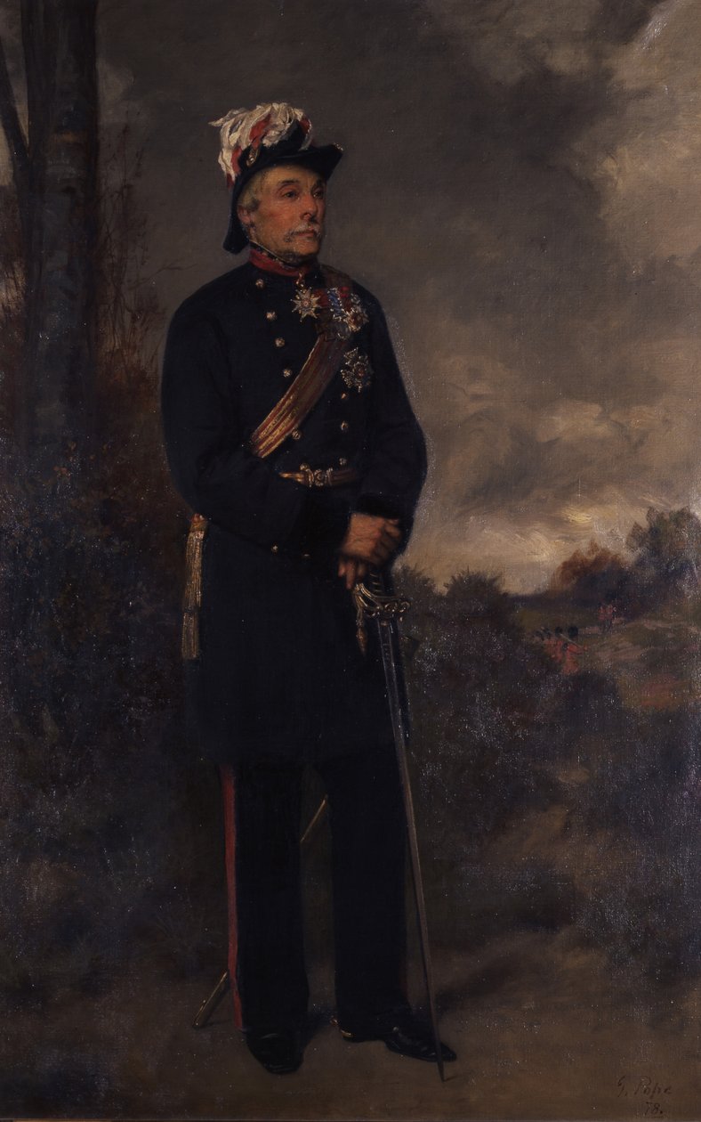 Porträtt av generalmajor Lord Henry Percy, V.C. av Gustave Pope