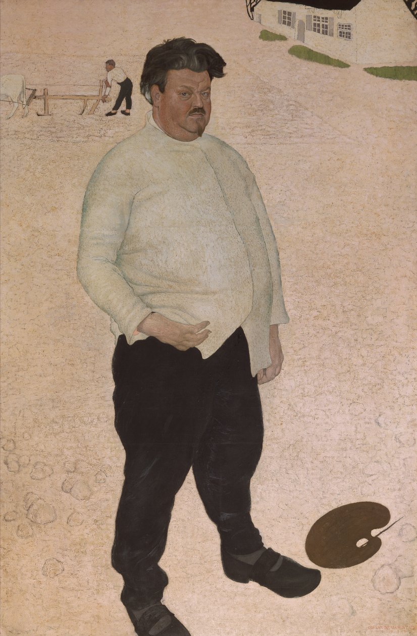 Porträtt av Valerius de Saedeleer av Gustave Van de Woestyne
