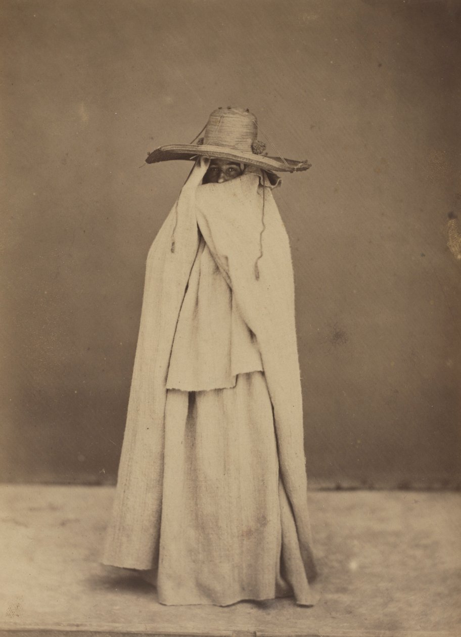 Algerisk kvinna, sent 1850-tal. av Gustave de Beaucorps