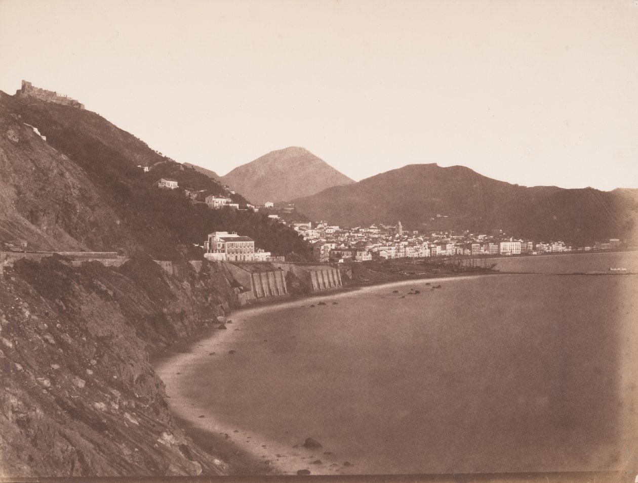 Salerno, Italien,ca. 1856 (foto) av Gustave de Beaucorps