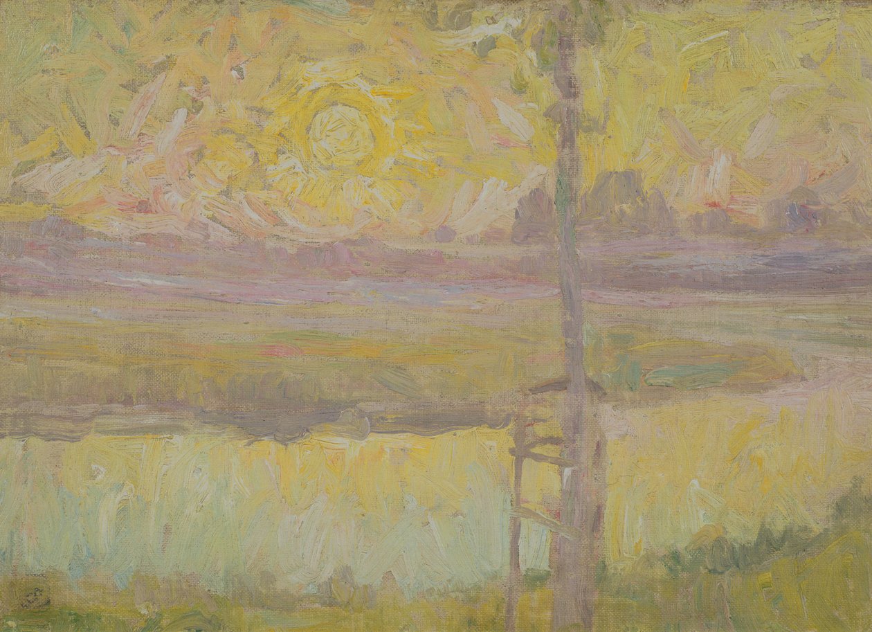 Jardin a Laethem-Saint-Martin, ca 1910 av Gustave de Smet