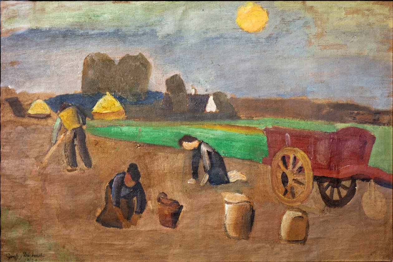 Potatisskörd av Gustave de Smet