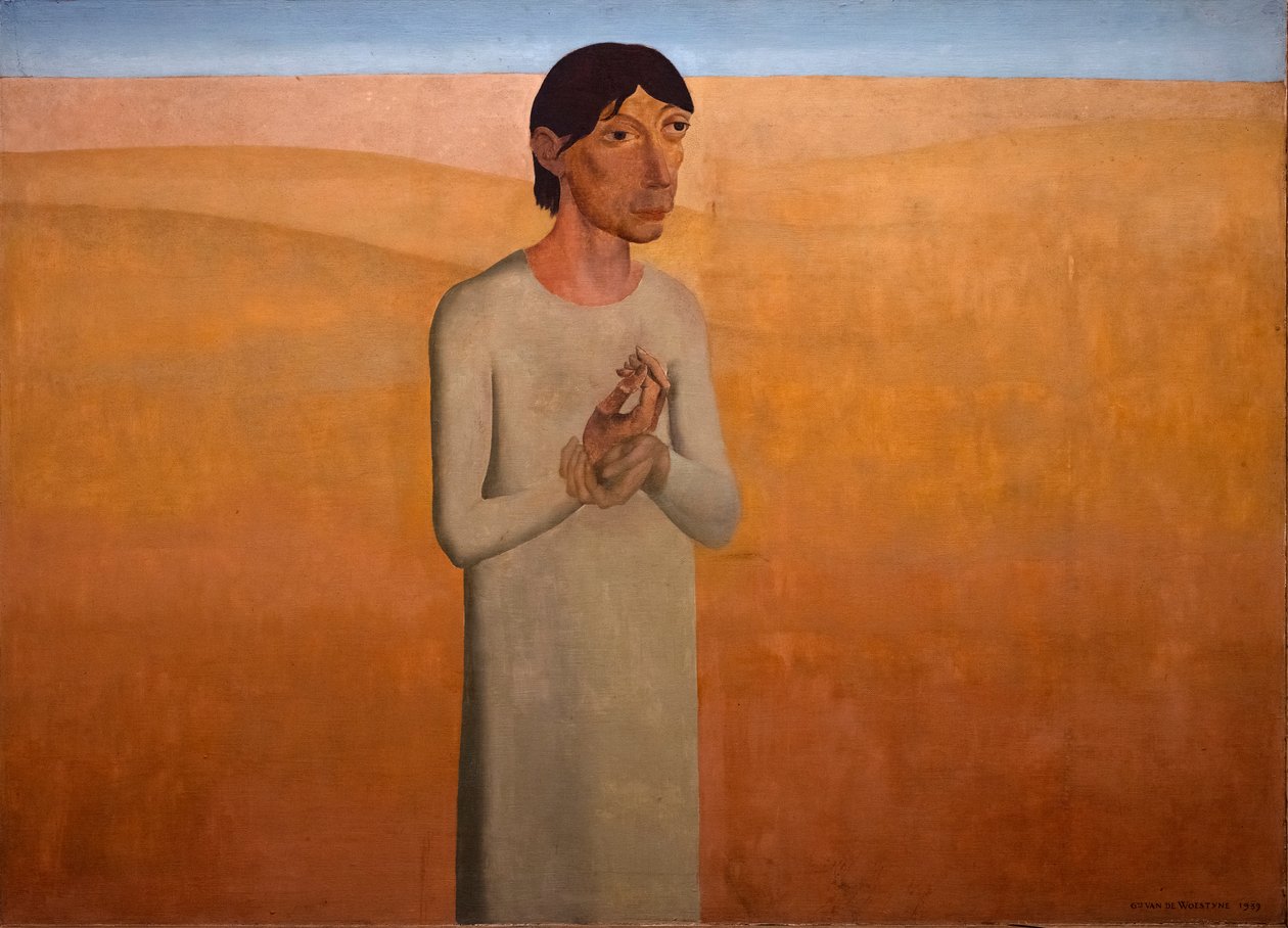 Kristus i vildmarken av Gustave Van de Woestyne