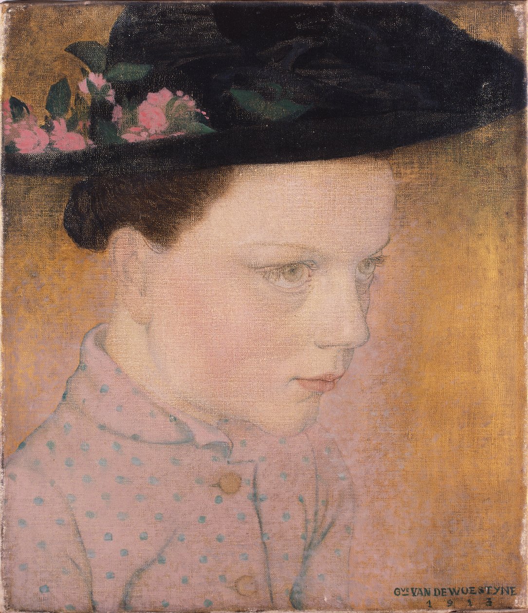 Country Girl av Gustave Van de Woestyne