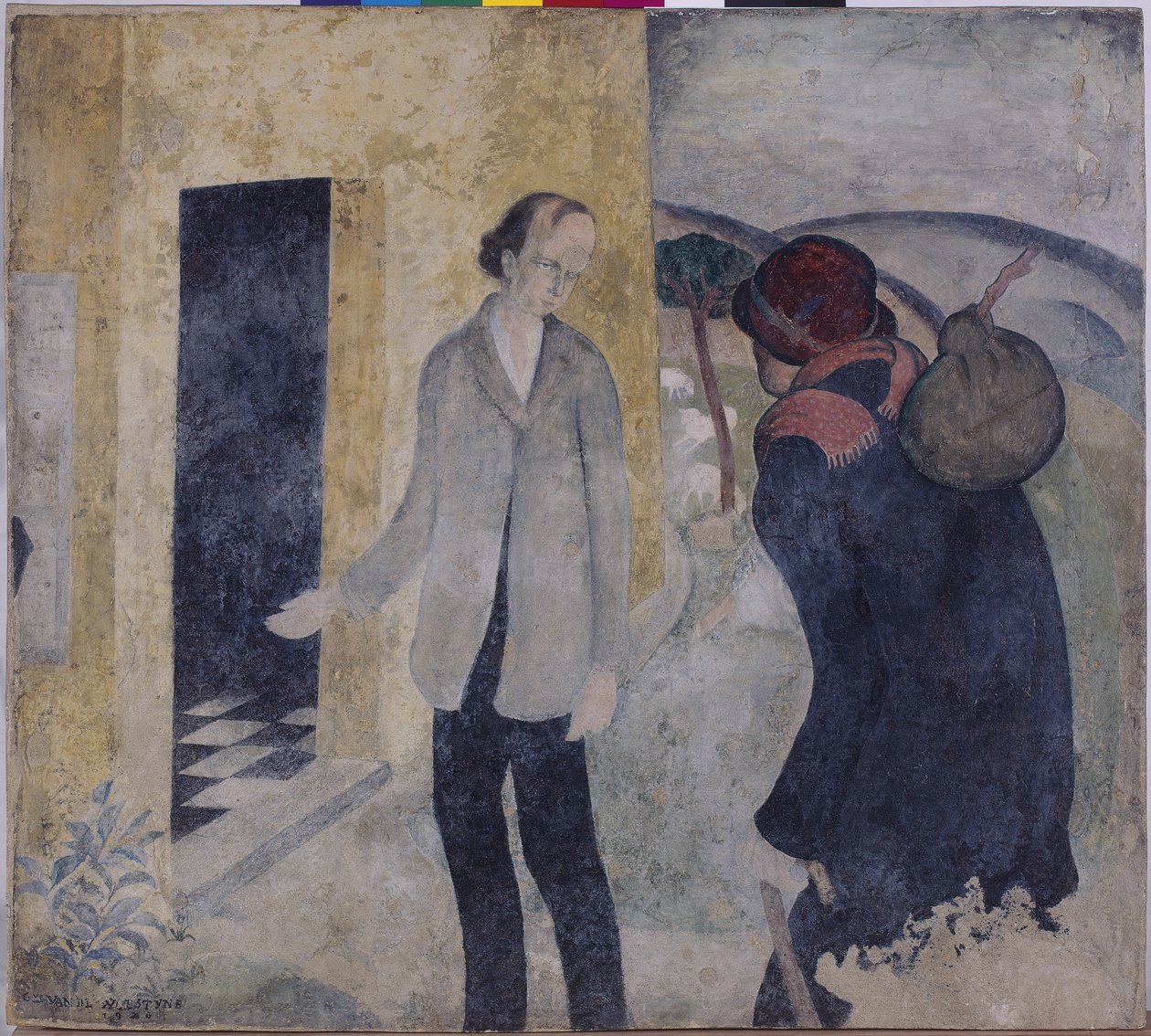 Gästfrihet till främlingar av Gustave Van de Woestyne