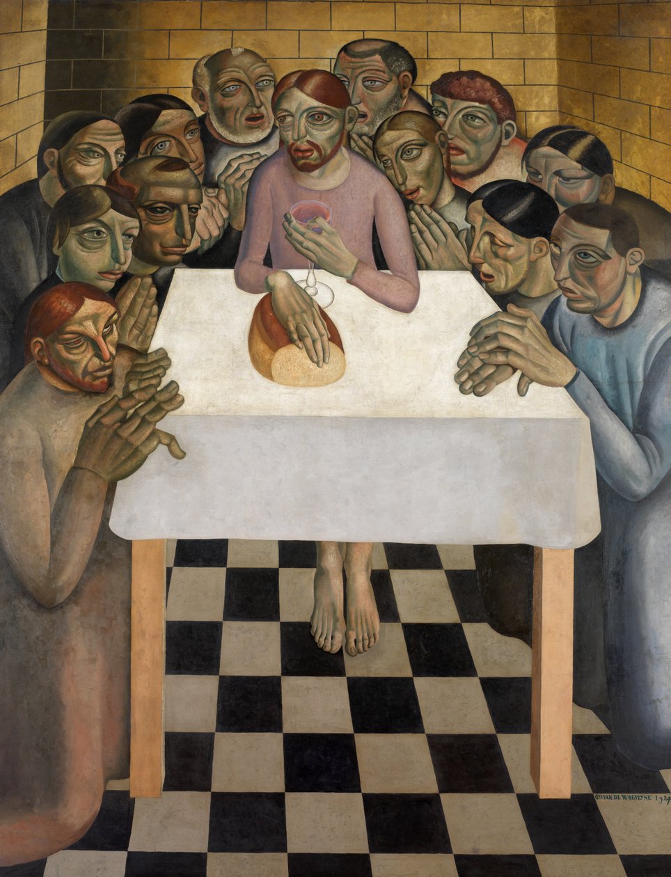 Sista måltiden av Gustave Van de Woestyne
