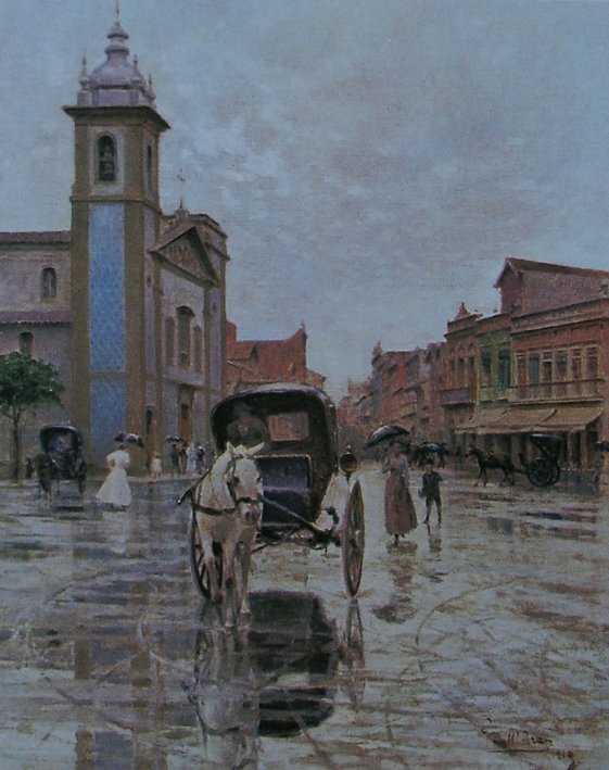 Lapa square under the rain av Gustavo DallAra