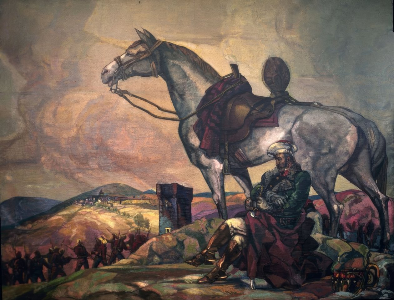 GENERAL DON TOMAS DE ZUMALACARREGUI IN av Gustavo de Maeztu
