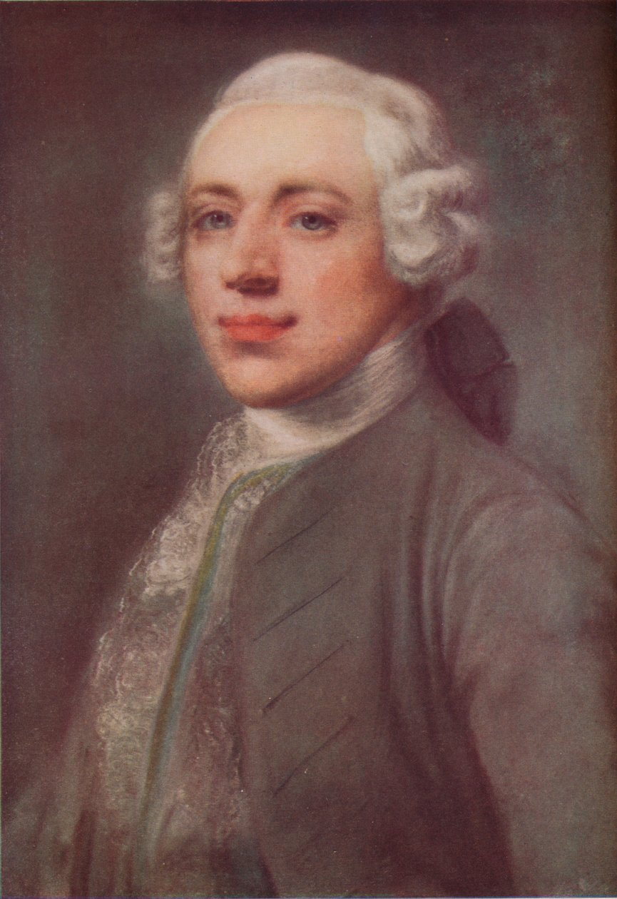 Gustavus Hamilton 1739-1775, irländsk miniatyrmålare, 1700-talet, 1923 av Gustavus Hamilton