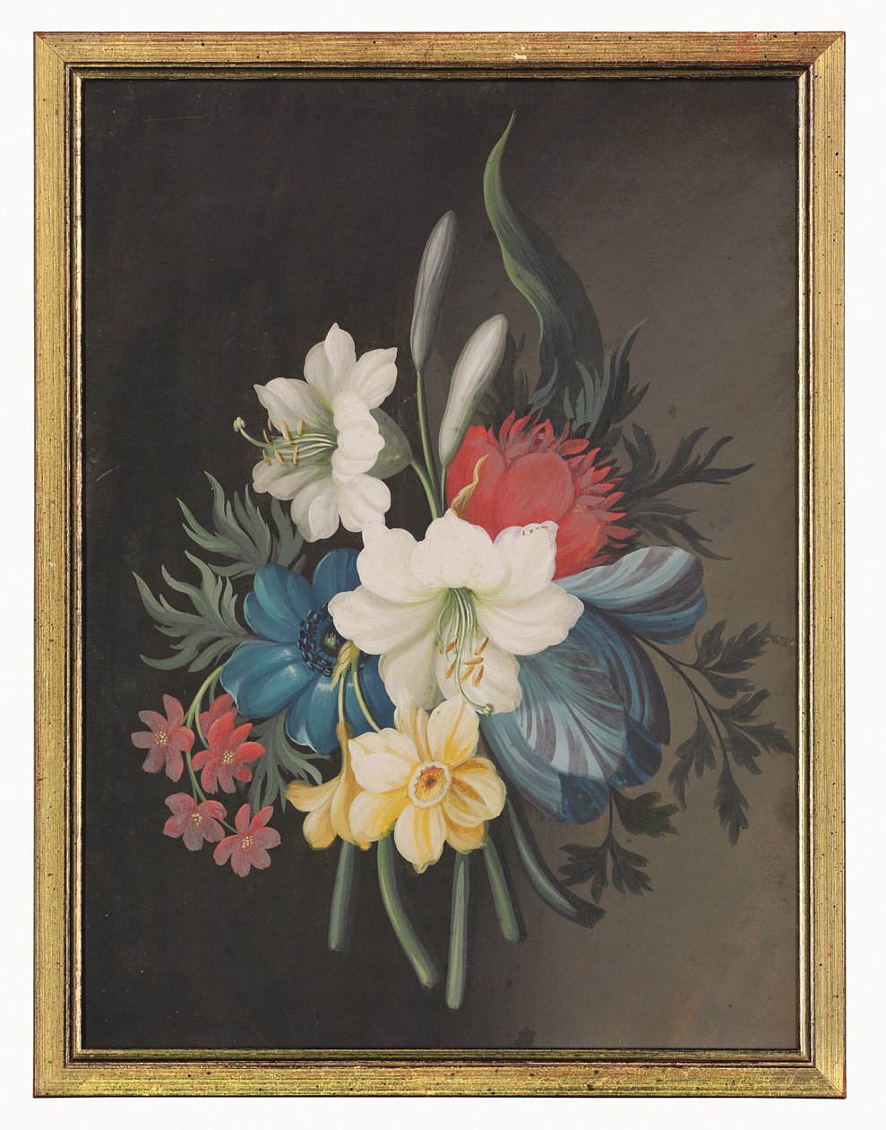 Stilleben av blombukett av Gustavus Hamilton